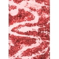 thumbnail image 1 of Ahgly Company Machine Washable Indoor Rectangle Abstract Red Modern Area Rugs, 6' x 9', 1 of 1