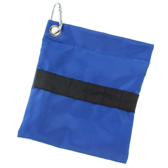 KAKOWELY Golf Tee Pouch Blue 1Pack 6.3x5.5x0.2in
