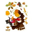 thumbnail image 1 of Less Than 5 Stickers Thanksgiving Autumn Maple Leaf Window Stickers Static Window Thanksgiving Party Scene Layout Stickers, 1 of 1