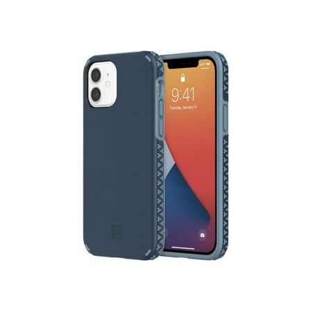 Incipio - Grip Hard shell Case for Apple iPhone 12 & iPhone 12 Pro - Insignia Blue