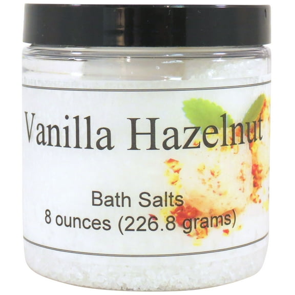 Vanilla Hazelnut Bath Salts by Eclectic Lady, 8 ounces