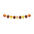 thumbnail image 4 of Happy Fall Banner Garland Fall Thanksgiving Mantle Decorations,Burlap Fall Maple Leaves Sign,Thanksgiving Banner,Fall Decorations for Mantle Fireplace,Garland Hanging Bunting, 4 of 5