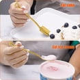 thumbnail image 4 of 10PCS Gold Shovel Shape Spoons, Stainless Steel Tea Coffee Spoon Dessert Spoon, Mini Cute Mixing Spoon Sugar Spoon Cake Spoon Ice Cream Spoon, Tea Set Small Gift Tableware, 4 of 5
