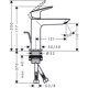 thumbnail image 3 of Logis Mezclador de lavabo 110 CoolStart con desagüe automático 71254000, 3 of 3