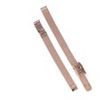 thumbnail image 2 of Correa de reloj de malla de acero inoxidable, accesorio de repuesto de correa de reloj tejida para hombres y mujeres, oro rosa de 0,31 pulgadas, 2 of 5