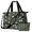 Alien and UFO Black Pattern-1, variant on Alien Head and UFO Deep Black Pattern Gym Duffel Bag 2 Piece Set, Carry on Luggage with Shoe Compartment & Toiletry Bag, Waterproof Oxford Gifts for Women Men,18.5 X 8.7 X 14.2 Inches