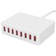 thumbnail image 4 of 2.4A 50W 8 puertos USB cargador portátil USB estación de carga inteligente de escritorio para teléfonos tabletas, 4 of 10