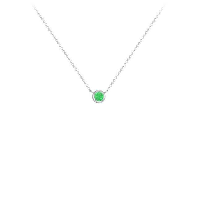 Pendentif Pierre de Naissance Serti Clos