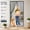 Fiberglass-Black, variant on Reversible Left Right Side Opening Magnetic Screen Door 62" x 81" for 60x80" French Door Heavy Duty Mesh Curtain for Patio Sliding Glass Door