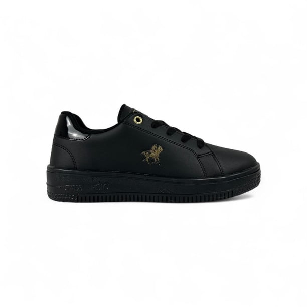 Tenis Mujer Swiss Polo Comodo Casual negro 24