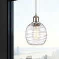 thumbnail image 2 of 516-1P-SN-G1013 Innovations Lighting Belfast - 1 Light Cord Hung Mini Pendant In Industrial Style-9 Inches Tall and 6 Inches Wide-Brushed Satin Nickel, 2 of 2
