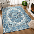 thumbnail image 2 of TWINNIS Area Rug for Living Room Persian Rug Vintage Boho Carpet for Bedroom,Blue,5'x8', 2 of 8
