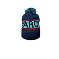 thumbnail image 3 of Couver 12 inch National Flag Color Acrylic Beanie with Pom Pom - Barcelona / Light Navy, 3 of 6