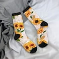 thumbnail image 5 of Vsdgher Sunflower 5 Crew Socks for Men & Women, Breathable Casual Athletic Ankle Socks, 5 of 6