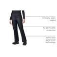 thumbnail image 4 of Pantalón Storm Surge para Mujer Columbia Negro Pequeño Impermeable, 4 of 9