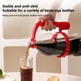 thumbnail image 2 of Shoreew Beverage Handle with Bottle Opener Adjustable Bottled Drink Carrier Grip Pouring Handle Reusable Cola Soda Water Bottle Plastic Grab Handle, 2 of 7