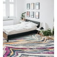 thumbnail image 6 of Rug Branch Contemporary Boho Zebra Beige Blue Indoor Area Rug - 9x12, 6 of 7