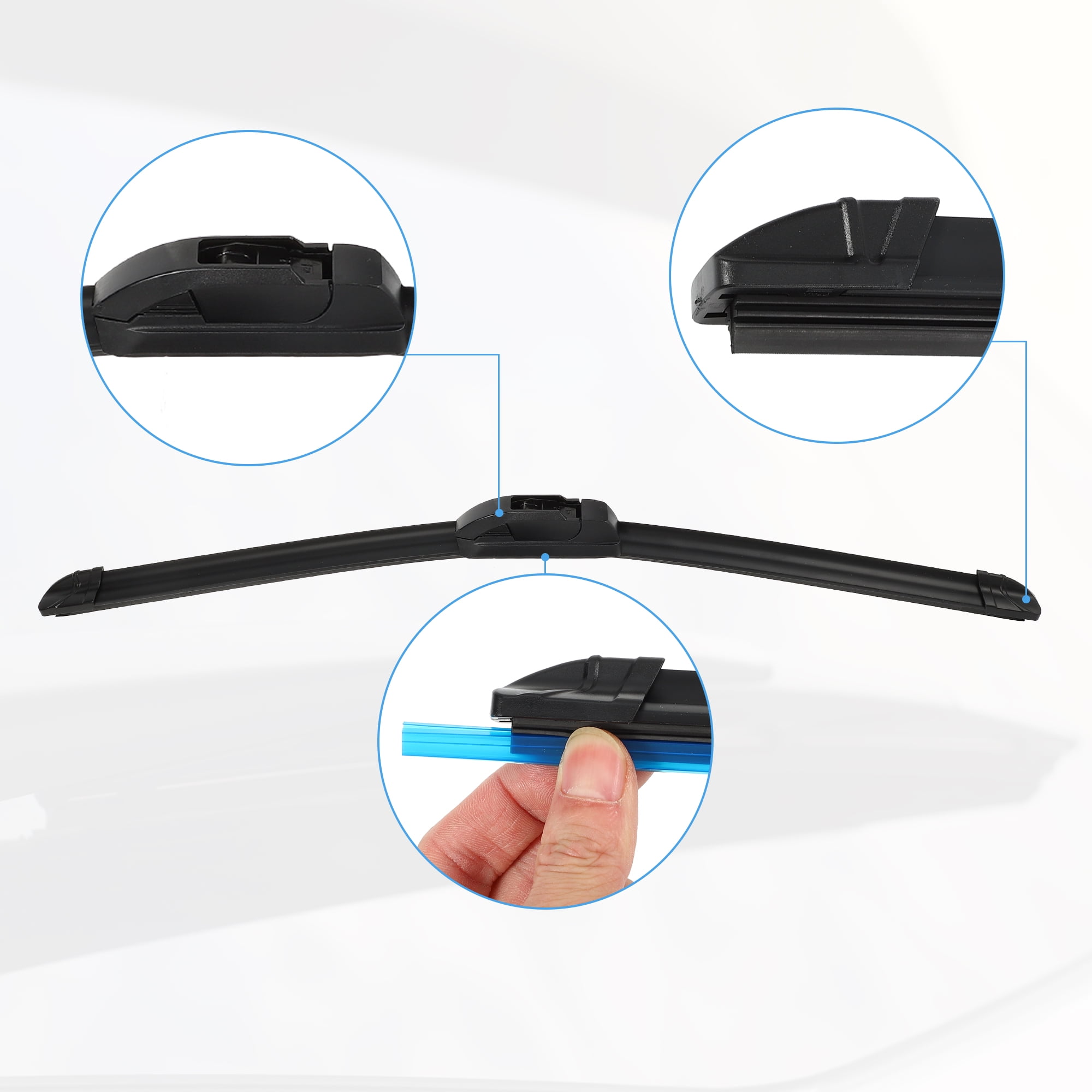 Unique Bargains Front Rear Windshield Wiper Blade Set for Dodge Journey 2010-2018
