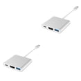thumbnail image 1 of Methold Hub USB 3,1 3 en 1, compatible con , estación de acoplamiento USB 3,0 portátil, adaptador de teclado de ordenador de repuesto para Type2 NO2, 1 of 6