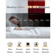 thumbnail image 5 of Red Striped Blackout Curtains 54 Inches Long for Bedroom, Modern Minimalist Gradient Lines Country Thermal Insulated Room Darkening Black Out Window Curtain Panels Grommet Drapes for Living Room, 5 of 8