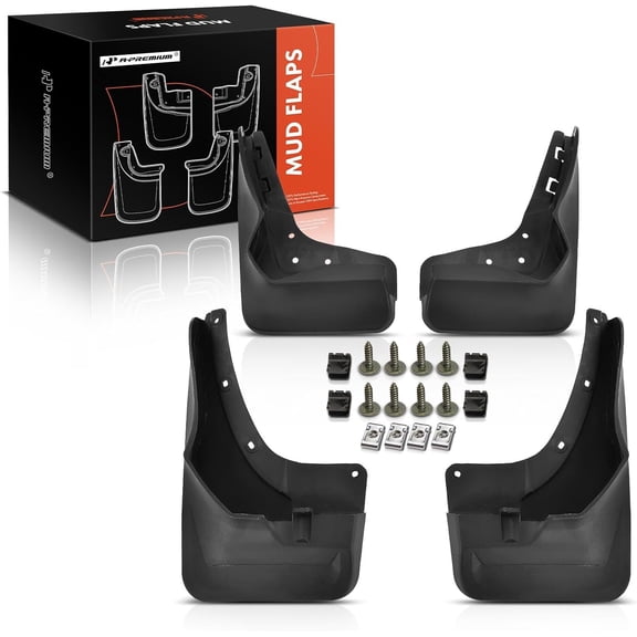 A-Premium Splash Guard Mud Flaps Replacement for Mercedes-Benz W166 GLE-Class 2016-2018(without Running Board) 4-PC Set