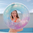 thumbnail image 3 of Starry Sky Flashing Swim Ring Summer Pool Inflatable Swimming Tube with Waterpro, 3 of 5