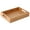 B, variant on Bamboo Serving Tray, Versatile Tea Cup & Bread Platter for Hotel Restaurant, Wooden Raised Edge Barbecue Tray, Easy-Clean Natural Finish Tray for Breakfast in Bed, Eco-Friendly Material