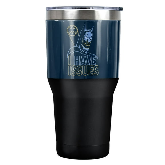 Batman Issues Stainless Steel Tumbler 30 oz Coffee Travel Cup, Vacuum Insulated & Double Wall with Leakproof Sliding Lid