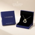 thumbnail image 7 of Turandoss Heart Initial Necklaces for Women 14K Gold Plated Cubic Zirconia Pendant Trendy Jewelry Birthday Teacher Appreciation Mothers Day Graduation Gifts for Her Mom Kids Teen Girls Wife Ideas, 7 of 7