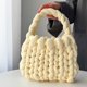 thumbnail image 4 of JIOMAY Bolso de mano de punto para mujer 2024 Bolso de lujo de marca de diseñador Suave tejido a mano Moda Lindo Bolso de crochet de hilo informal para mujer, 4 of 5