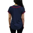 thumbnail image 3 of Lappel Women's Baseball Button Down Jersey College Sports Team Uniforms Hipster Shirts Made in USA, 3 of 4
