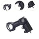 thumbnail image 2 of Vástago de bicicleta elevador de vástago de bicicleta accesorio de reparación ángulo ajustable Metal montaña 318 mm x 80 mm, 2 of 8