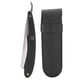 thumbnail image 1 of Estante plegable para cuchillas de afeitar Soporte para cuchillas de afeitar manual para hombres con bolsa de almacenamiento de cuero de PU Negro, 1 of 10