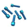 thumbnail image 3 of 12 Piezas Tornillos Hexagonales Tornillos de material acero Al Carbono para Engranajes Fijos Del Vástago Del Manillar shamjiam Tornillo de pinza de freno de disco de bicicleta, 3 of 9