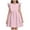 Pinky, variant on Little Girl Summer Dresses New Girls Casual Dress Ruffle Sleeveless a Line Summer Dresses Elegant Midi Sundress with Pockets Black 140