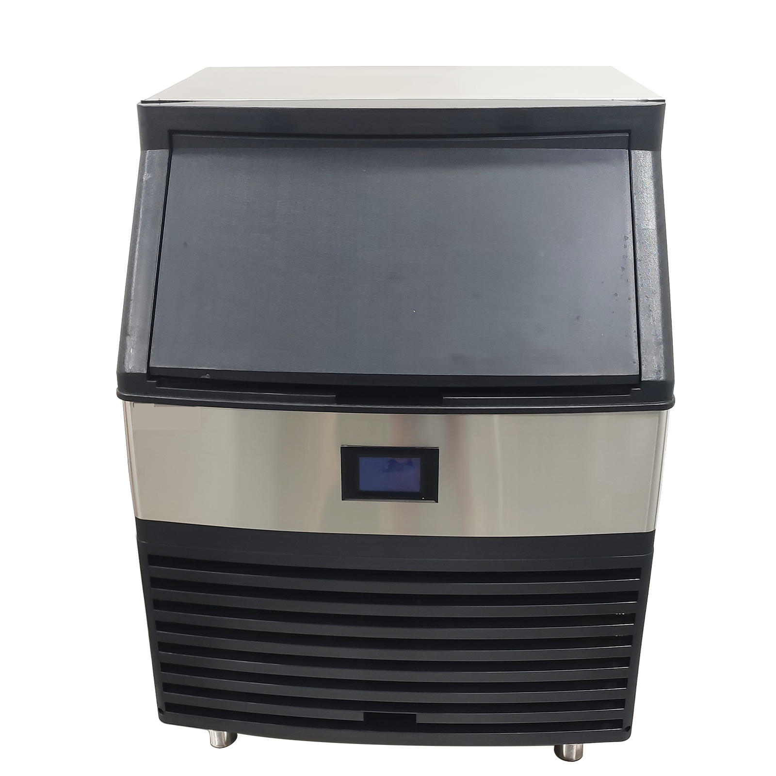 126 Pieces Commercial Ice Maker Water Cooled Ice Machine 110V 150kg with Filter