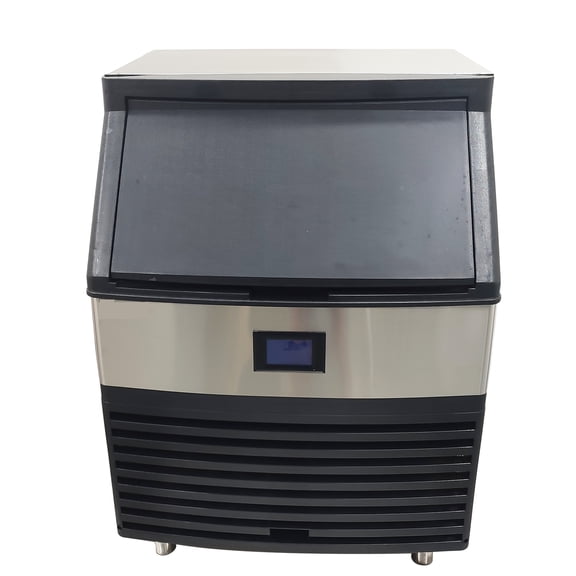 150KG 126 pcs Commercial Ice Maker Auto Clear Cube Ice Making Machine with Filter