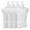 White, variant on 4-Packs Male Mannequin Torso, 30 Inch Half Body Mannequin Male Plastic Hanging Mannequin with Metal Hook Male Dress Form Holloew Back for Clothing, Accessories, Shirt Display, White