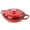 Red, variant on Hawsaiy 3 Quart Enameled Shallow Cast Iron Dutch Oven with Lid, Dual Handles Dutch Pots for Cooking, Stewing, Heavy-Duty & Nonstick, Oven Safe up to 500° F, Works on All Stovetops, Dark Blue