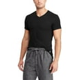 thumbnail image 3 of Polo Ralph Lauren Men's Slim Fit Cotton V-neck Undershirt 3-pack Black, 3 of 3