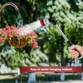thumbnail image 6 of Metal Watering Wand, Heavy Duty Garden Hose Wand with 180° Swivel Ratcheting Head, 16-Inch Hose Nozzle Sprayer with 7 Spray Patterns and Flow Control, Ideal to Water Hanging Baskets and Shrubs, 6 of 7