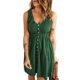 thumbnail image 1 of Vestido sin mangas con cuello en V, vestido corto para mujer Vestido corto sin mangas con cuello en V Vestido corto con cuello en V Integración sin costuras, 1 of 5