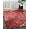 thumbnail image 3 of Ahgly Company Machine Washable Indoor Rectangle Transitional Red Area Rugs, 4' x 6', 3 of 7