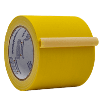 WOD Tape Yellow Gaffer Tape - 6 inch x 60 ft. - (Pack of 8) No Residue, Waterproof, Non Reflective GTC12