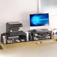 thumbnail image 4 of DALTACK Computer Monitor Height-increasing Stand | Iron Desk Manager with Drawers for Office Desktop Storage and Stationery Organization, 4 of 5