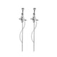 thumbnail image 2 of HomeKingdee Ladies Fashion Long Chain Tassel Earrings with Diamond Pearl Design - Elegant Dangling Earrings for Women for Wedding Party Banquet Gift Occasions, 2 of 7