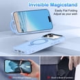 thumbnail image 3 of Funda Casehas para iPhone 17 Pro Max de 6.9 pulgadas con soporte magnético, color azul, 3 of 8