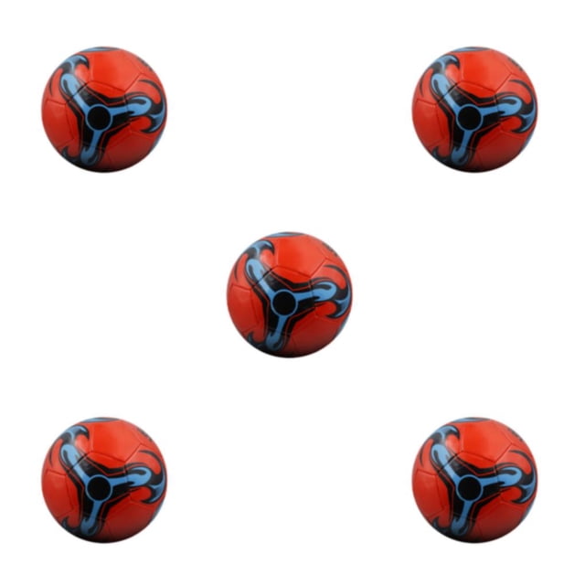 Baohd Durable Soccer Ball For Competitive Foot Training And Long-lasting Fengyun Red No.5 5Set