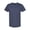 Heather Navy, variant on Hanes  T-shirt  Men's Shirts Tee Cotton Jersey Light Weight Short Sleeve Nano-T Crewneck