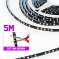 thumbnail image 3 of 5M 16.4ft Waterproof Cuttable LED Tape Light Strip High Power Bright 12V, IP65, 3 of 13